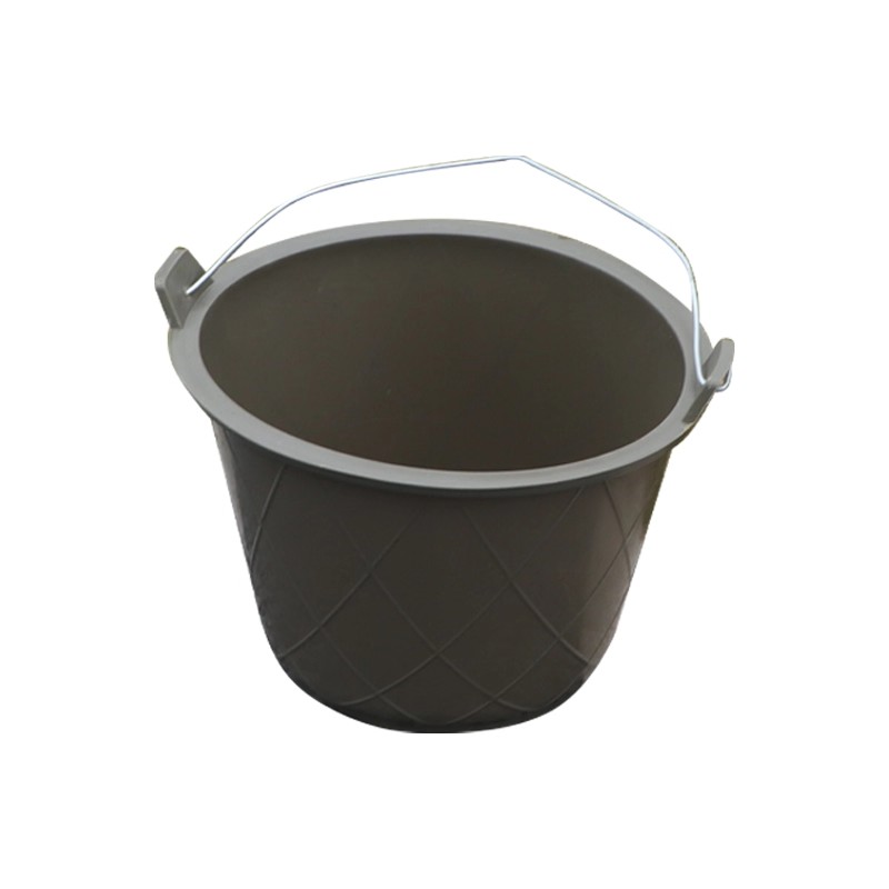 宏马 29cm黑色带提手 牛筋水泥桶 29cm黑色带提手