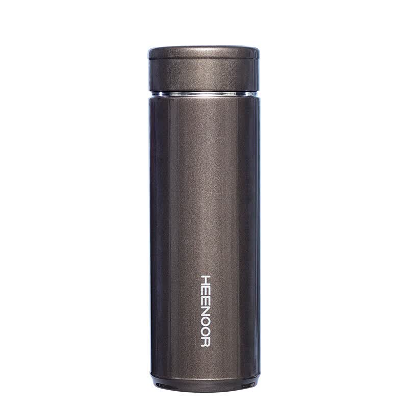 希诺/heenoor XN-7601 304不锈钢保温杯 灰色 420mL