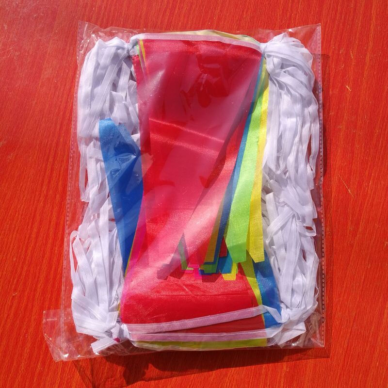 佳丽 普通款 三角彩旗 不反光 安全警示彩旗