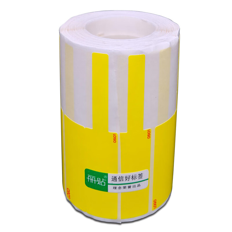 丽贴 LF45-30-35UY 打印纸 45mm*30mm+35mm 黄色 400张/卷