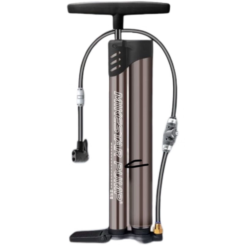 迈克星 带气压表高压打气筒 多功能高压打气筒 带气压表高压打气筒