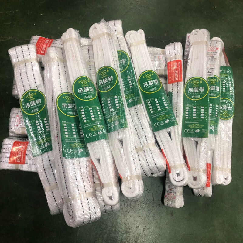 五洲 2倍拉力双眼/20T/10m/白色 吊装带 2倍拉力双眼/20T/10m/白色