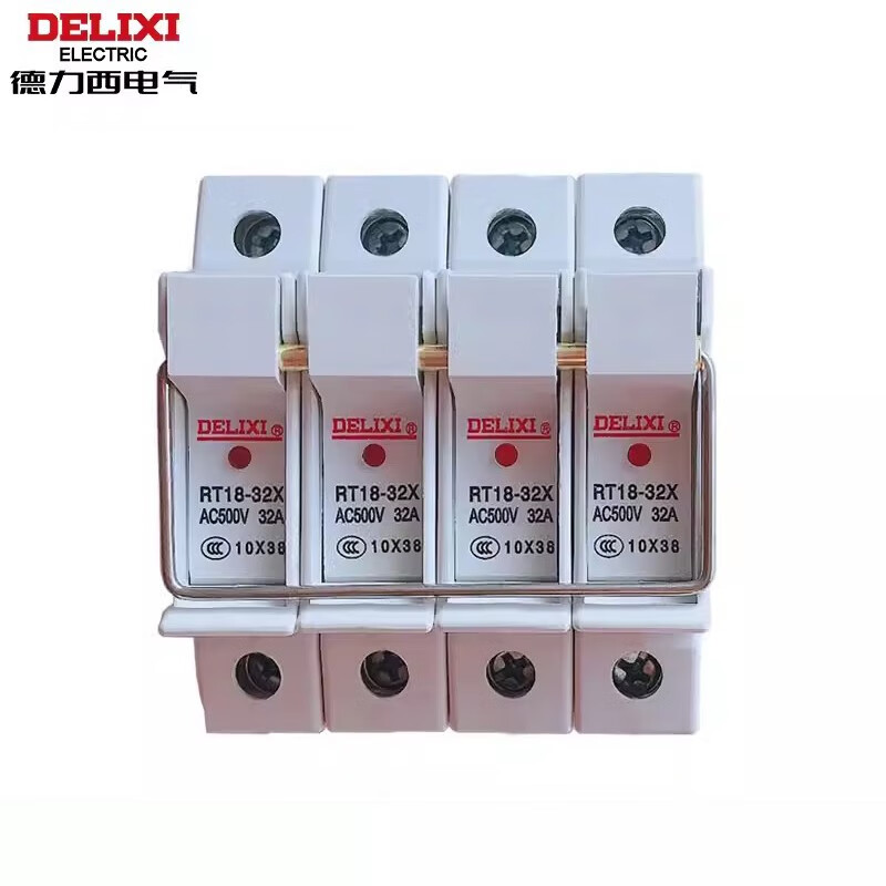德力西 RT18-32X 4P 熔断器底座