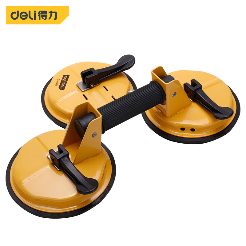 得力/deli 三爪/水平 120kg 垂直125kg ABS玻璃吸盘