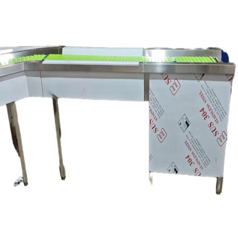 馨羽隆 链板式 餐盘回收传送带