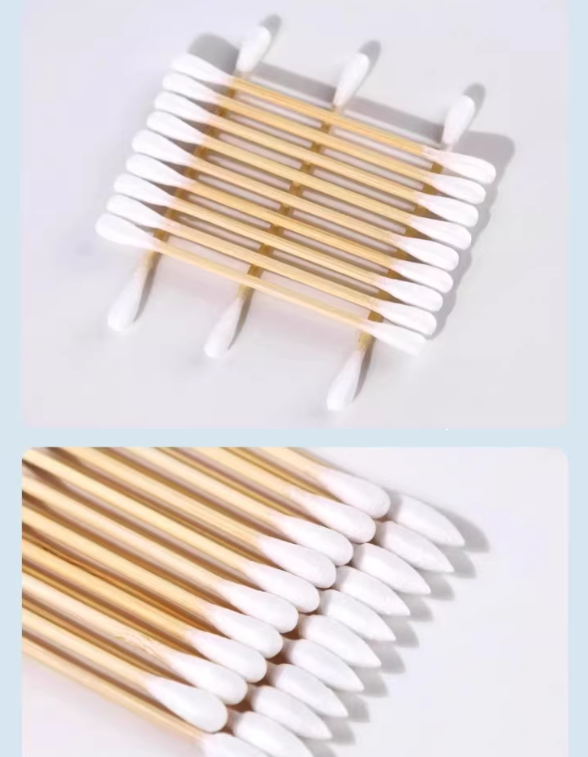 米洁宝 双头竹杆 棉签套装 圆头/尖头可选