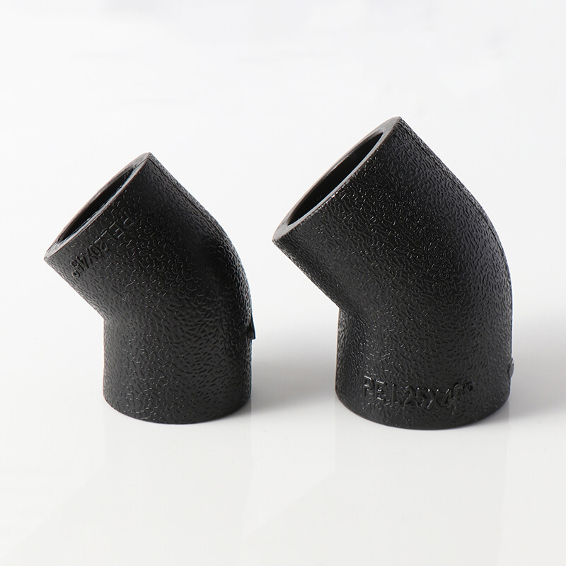 溪源 De40 PE给水管件45°弯头